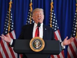 ''Debemos estar unidos como nación. Condeno todo tipo de racismo y actos de violencia. Paz para TODOS los estadounidenses'', escribió en Twitter. AFP / ARCHIVO