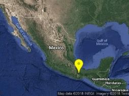 El sismo de 4.3 se registró con una profundidad de 17 kilómetros. TWITTER / @SSNMexico