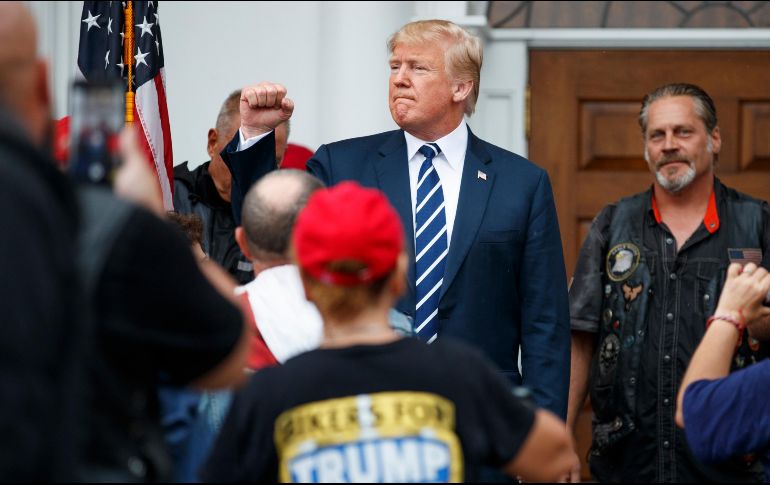 Trump enfatizó que Harley Davidson tomó 