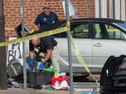 El atropello causó un muerto y más de 20 heridos tras una marcha de supremacistas blancos. EFE / T. Katopodis