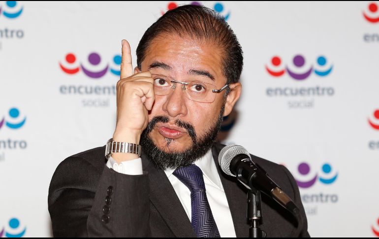 El presidente nacional del PES, Hugo Eric Flores pidió a los legisladores del instituto político trabajar con ahínco, pasión y determinación. SUN / ARCHIVO