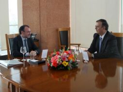 La imagen la compartió Luis Videgaray en su cuenta de Twitter. TWITTER / @LVidegaray