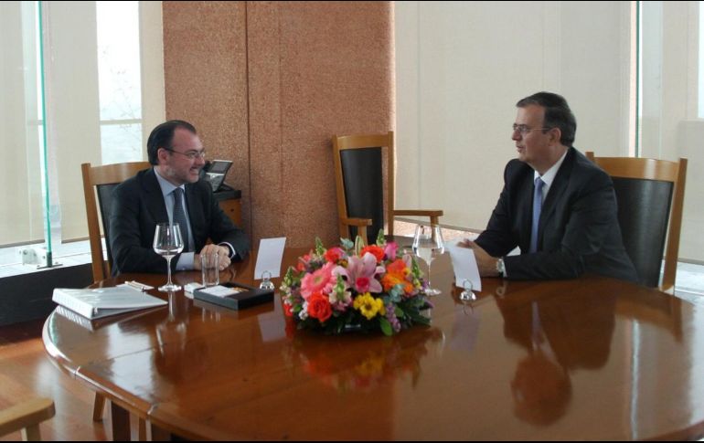 La imagen la compartió Luis Videgaray en su cuenta de Twitter. TWITTER / @LVidegaray