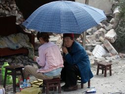 Unos 33 mil residentes son desalojados hoy en la sureña provincia china de Yunnan, tras ser sacudida por dos sismos de 5.0 grados. AFP / ARCHIVO