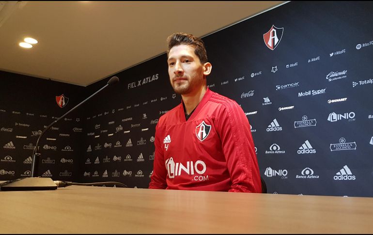 ''En el tema de los goles, no solo es del delantero, puede venir en balón parado o córner, entonces es tema del grupo (…) y apoyar a la gente de adelante para que metan un gol'', dijo el zaguero de los Zorros. EL INFORMADOR / J. Robles