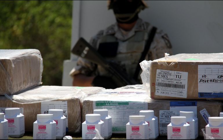 La PGR indicó que, lo asegurado quedó a disposición del Fiscal de la Federación. NTX/ ARCHIVO