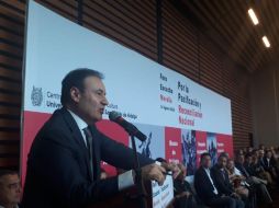 El postulante a próximo secretario de Seguridad Pública Federal consideró que desde la época de la Revolución en el país no se había vivido tanta violencia. TWITTER / @AlfonsoDurazo