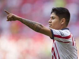 Javier Eduardo López marcó el tanto de la diferencia al minuto 24. MEXSPORT / C. de Marchena