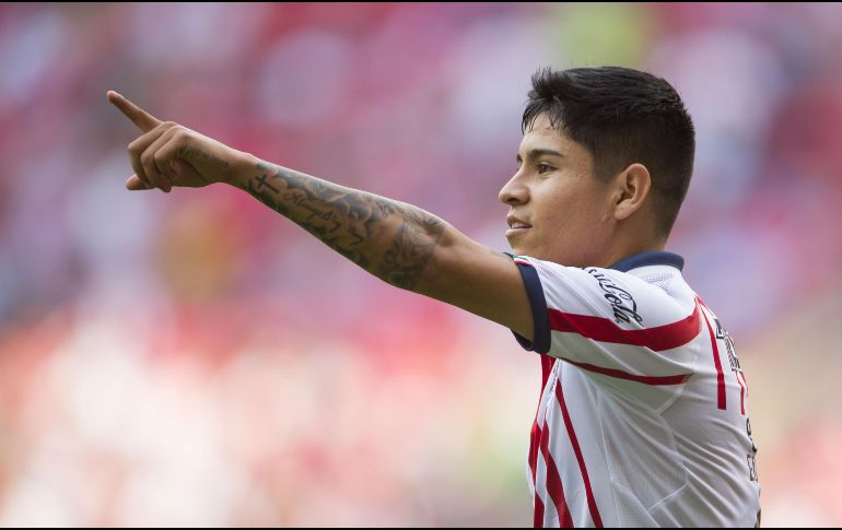 Javier Eduardo López marcó el tanto de la diferencia al minuto 24. MEXSPORT / C. de Marchena