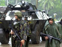 Autoridades organizaron una operación especial tras recibir un aviso sobre la presencia del terrorista en el poblado de Kalimayahan. AP/ARCHIVO