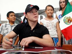 El peleador jalisciense enfrentará el próximo 16 de septiembre a Gennady Golovkin en una pelea de desempate. NTX/ ARCHIVO