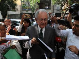 Javier Jiménez Espriú, próximo secretario de Comunicaciones y Transportes, explicó que el dictamen será dado a conocer mañana. NTX / O. Ramírez