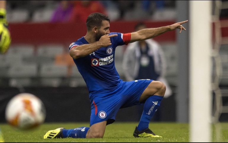 El atacante uruguayo Martín Cauteruccio, al 90+1, sí puso el 2-0 definitivo. MEXSPORT / V. León