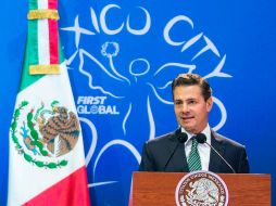 Es necesario, dijo Peña Nieto, que en todo el orden mundial se construyan soluciones para resolver amenazas globales. NTX/ ESPECIAL