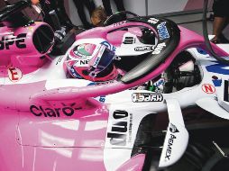 Confiado. Sergio Pérez espera tener mejores resultados en la segunda parte de la temporada de la Fórmula Uno. AP