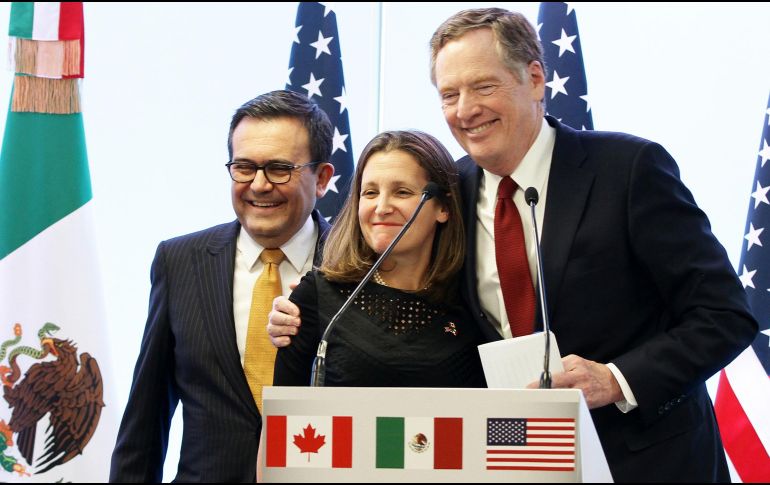 El proceso de renegociación del TLCAN cumplió un año y aún no se llega a un acuerdo. NOTIMEX