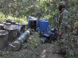 Fueron encontrando bidones enterrados en los que se almacenaba el cristal, en su estado líquido. NTX / ARCHIVO