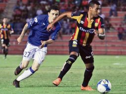 Romario Hernández acercó a los Leones Negros, pero su anotación no les alcanzó. ESPECIAL/ASCENSOMX