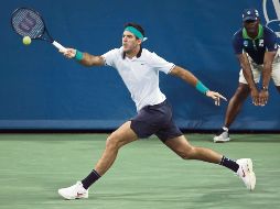 Tercera ronda. El argentino Juan Martín del Potro no mostró su mejor nivel y terminó cayendo ayer ante el belga David Goffin en dos sets. EFE