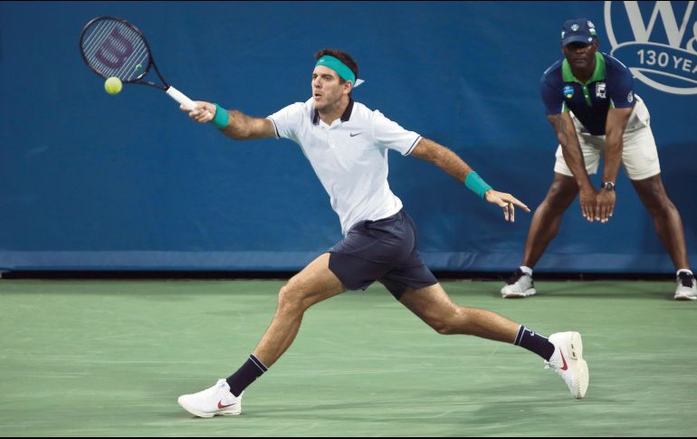Tercera ronda. El argentino Juan Martín del Potro no mostró su mejor nivel y terminó cayendo ayer ante el belga David Goffin en dos sets. EFE