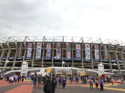 La afición del León que hizo el viaje a la capital del país no llegó a más de cinco mil personas. NTX/O. Ramírez