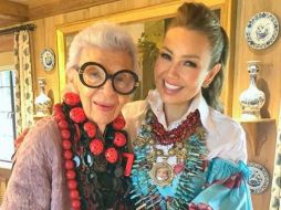 Thalía agradeció a la esposa de Tommy Hilfiger, Dee Ocleppo, por haber sido la causante del encuentro. INSTAGRAM / thalia