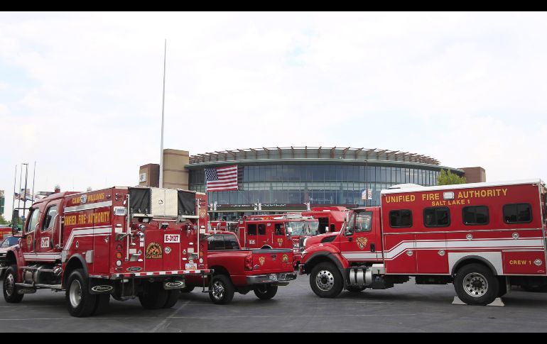 Las cuadrillas están en alerta tras la muerte la semana pasada del bombero Matthew Burchett. / G. Frey