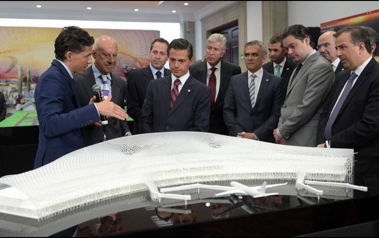 Originalmente proyectado para 2018, el aeropuerto en Texcoco no será terminado antes de 2023. EFE/Archivo