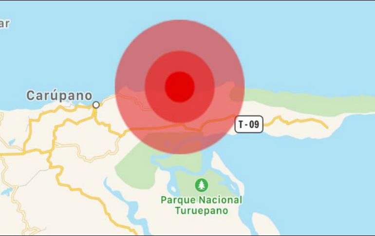 El sismo tuvo una profundidad de 123.2 kilómetros. TWITTER / @SkyAlertMx