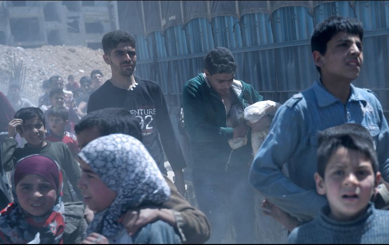 Los países emitieron una declaración para conmemorar el quinto aniversario del ataque de gas sarín en Ghuta. AFP/ARCHIVO