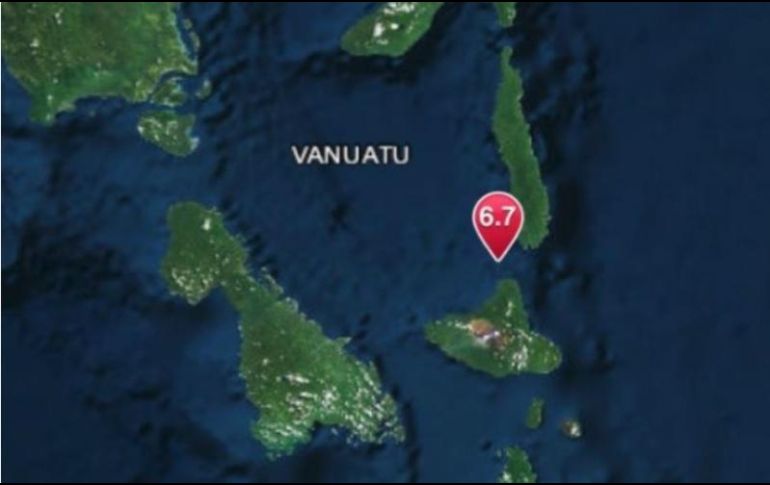 El sismo ocurrió a unos 78 kilómetros al este de la localidad de Lakatoro. ESPECIAL/USGS