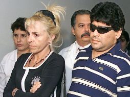 Villafañe y Maradona fueron novios desde la adolescencia y se casaron en 1989. AFP / ARCHIVO