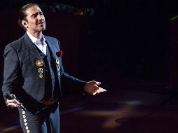 Alejandro Fernández se presentará el 2 y el 3 de noviembre. NOTIMEX/Archivo