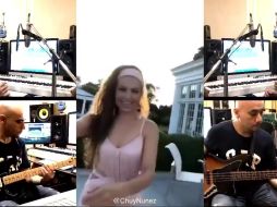 Los seguidores del productor lo felicitan por la mezcla y le piden que le haga un sencillo; Thalía está encantada con todo lo que se ha generado a partir del video que subió hace unos días. TWITTER / @ChuyNunez