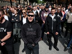 Aunque muy minoritaria, esta nebulosa neonazi se ha vuelto más ruidosa en los espacios públicos y en las redes sociales en los últimos años. EFE/ F. Persson