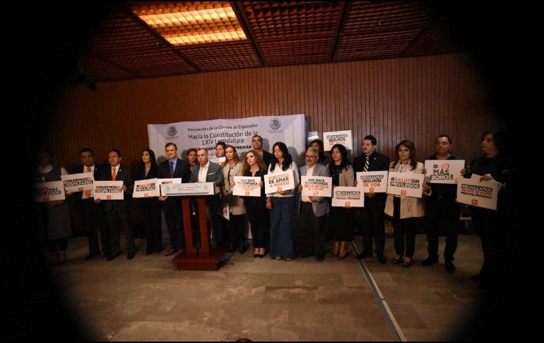 En conferencia de prensa este sábado, el grupo de diputados ciudadanos liderado por Esquer resaltó que la bancada saliente 