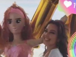 La piñata fue enviada a la cantante a través de su club de fans MDC Thalia Tam. FACEBOOK / Piñatería Ramírez