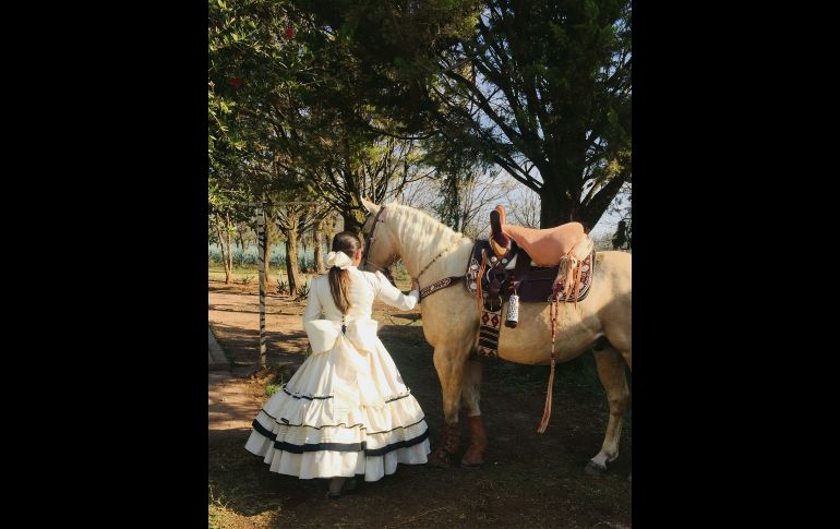 Gran belleza. Las mujeres ocupan un lugar importante en la charrería.