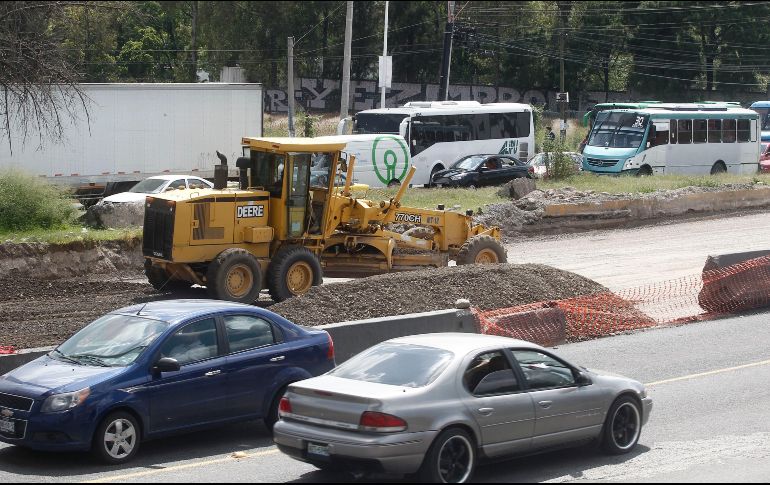 Los cierres son debido a la aplicación de concreto hidraúlico en ese sector. ARCHIVO / EL INFORMADOR