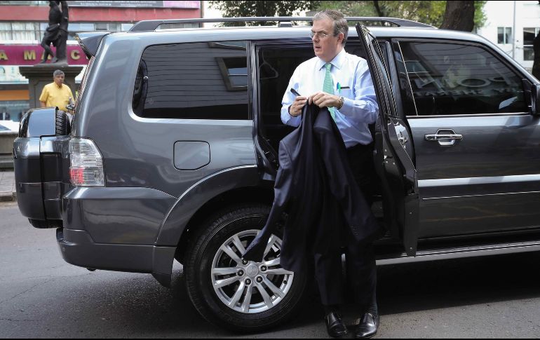 Ebrard recordó que las principales preocupaciones del nuevo gobierno se centran en el margen de maniobra y la soberanía. SUN / ARCHIVO