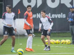 Los jugadores del Rebaño realizaron trabajo regenerativo y después hicieron ejercicios en espacios reducidos. MEXSPORT/ARCHIVO