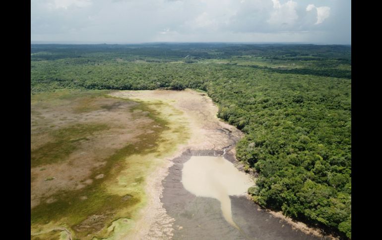 En el sistema de la laguna se detectaron tres socavones.