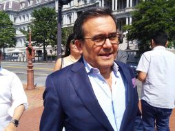 Ildefonso Guajardo, secretario de Economía, encabeza las últimas juntas de trabajo en Washington para la renegociación del TLCAN. AFP/A. Dieste