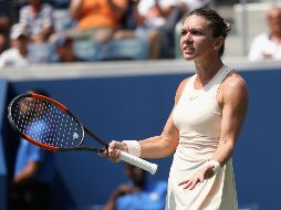 Halep, favorita para ganar la competencia, cayó este lunes por parciales de 6-2 y 6-4. AFP /