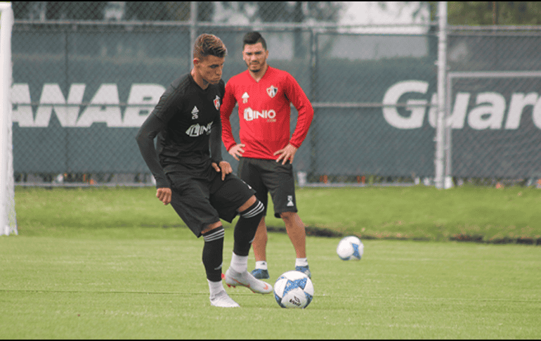 Los Zorros se preparan para el partido de Copa MX. TWITTER / @atlas