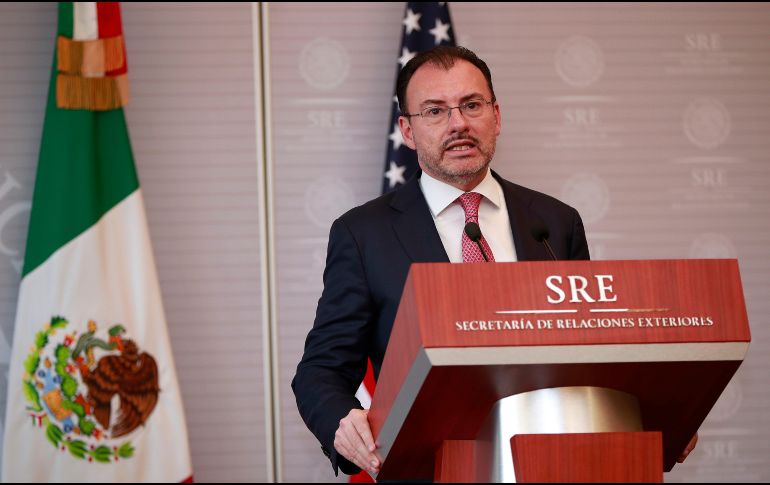 Luis Videgaray recordó que ayer se logró un entendimiento comercial con Estados Unidos. EFE/ARCHIVO