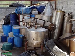 El laboratorio clandestino tenía una capacidad para producir cada día unos 200 kilos de droga. NTX/ARCHIVO