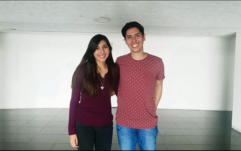 Scarlett Garduño y Alan Gutiérrez. Ambos actores presentan “Inmolación” en el Estudio Diana (Av. 16 de septiembre 710). EL INFORMADOR E. Esparza