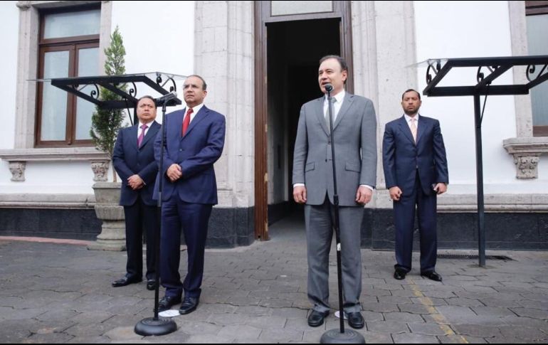 Alfonso Durazo Montaño aseguró que el proceso transcurrirá en armonía y en un ánimo de colaboración plena. TWITTER/@navarreteprida