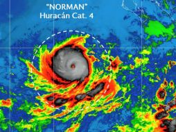 El ciclón se localiza a 990 kilómetros al oeste-suroeste de Cabo San Lucas, Baja California Sur y a 725 kilómetros al oeste de Isla Socorro, Colima. TWITTER / conagua_clima